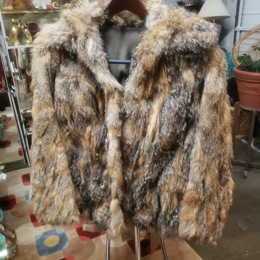 Bobcat Fur & Suede Jacket