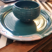 Load image into Gallery viewer, Handmade Pottery Chip &amp; Dip Bowl
