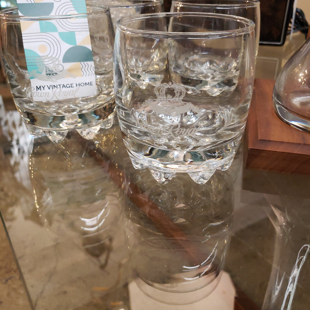 CROWN ROYAL OLD FASHION GLASSES
