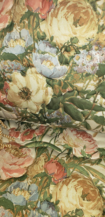 QUILTED FLORAL MCAFEE SOFA