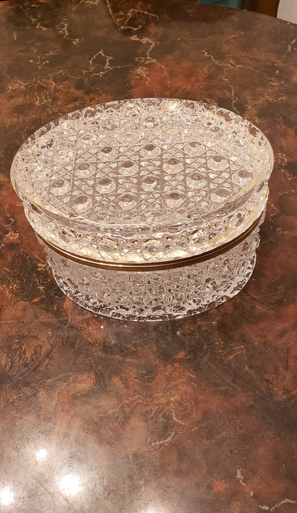 Baccarat Crystal Jewelry/Trinket Casket