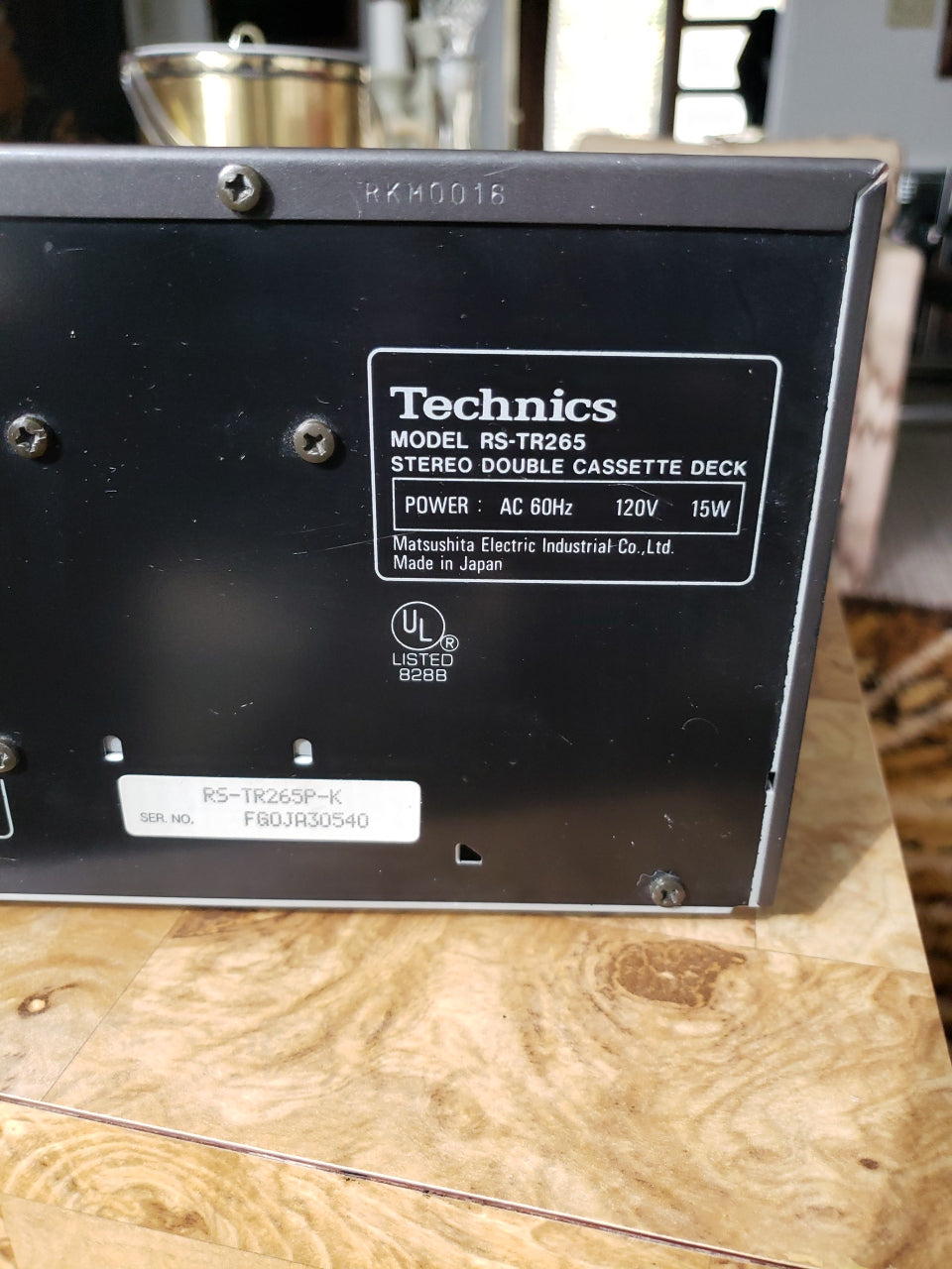 Technics RS-TR265 Stereo Double Cassette Deck HX Pro TESTED