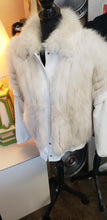 Load image into Gallery viewer, Fox Fur &amp; Leather Bomber Jacket
