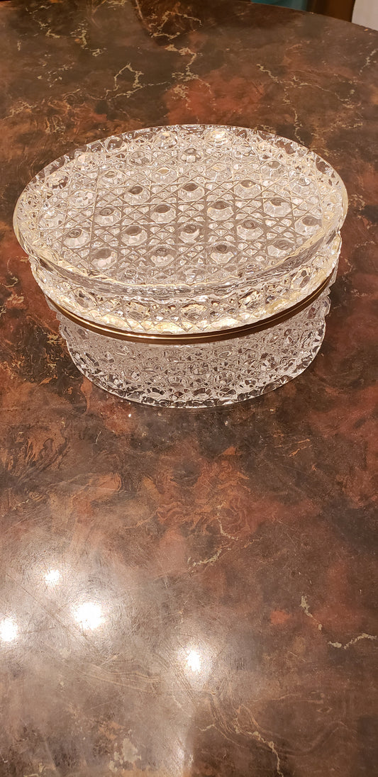 Baccarat Crystal Jewelry/Trinket Casket