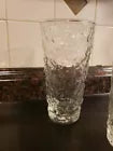 Anchor Hocking Clear Lido Milano Crinkle Glass Tumblers