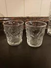 Anchor Hocking Clear Lido Milano Crinkle Glass Tumblers