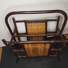 Load image into Gallery viewer, Bamboo/Rattan Magazine Rack
