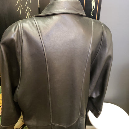 La Nouvelle Renaissance Leather Coat