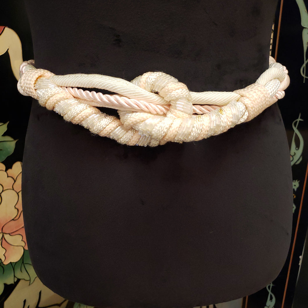 80s Leather Shop Single Knot Corded Belt
