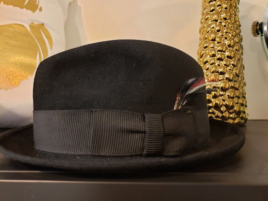 Vintage Black Champ Fedora