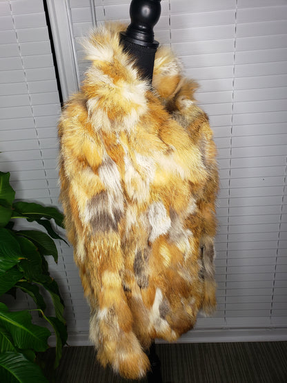 Unbranded Red Fox Fur Jacket