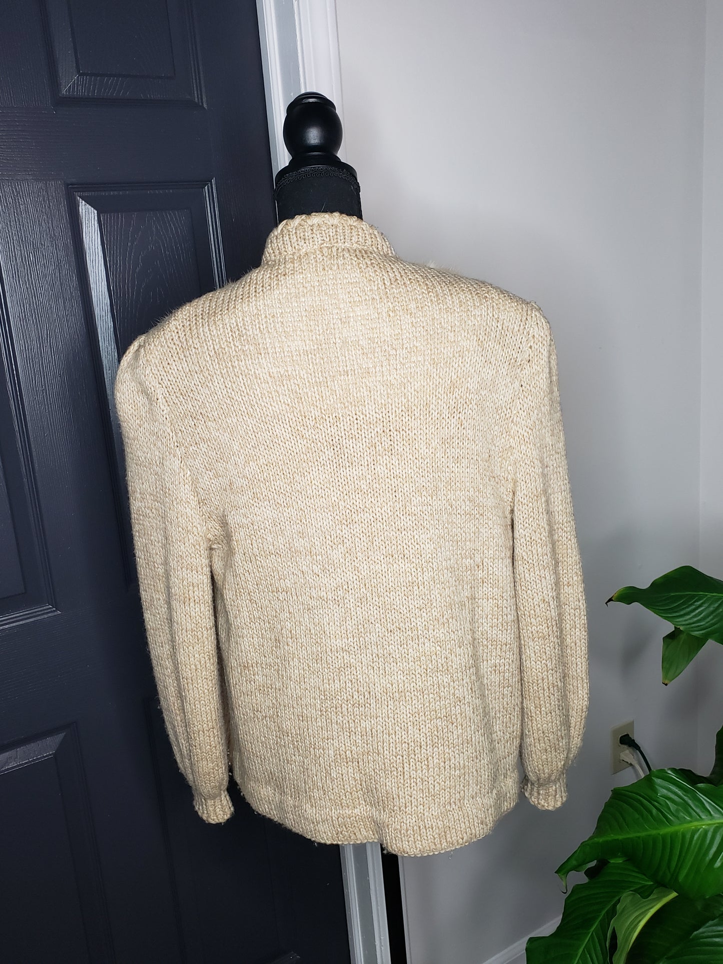 Evans Mink Fur Vested Wool Sweater