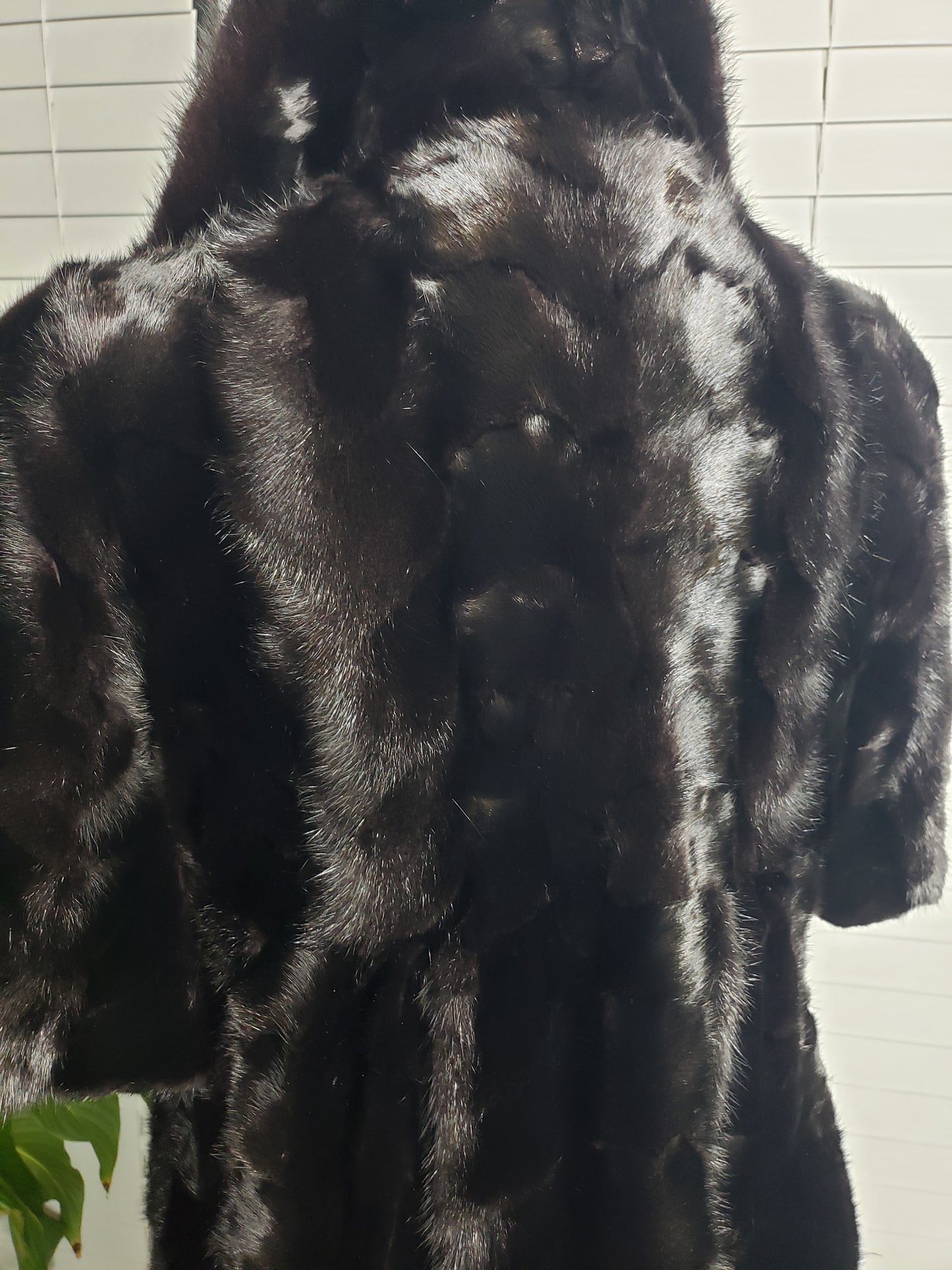 G. A- Class Short Sleeve Mink Fur Jacket