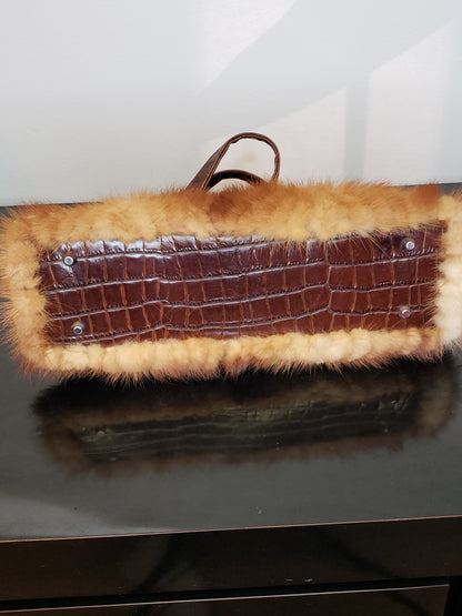 Paolo Mink Fur Handbag