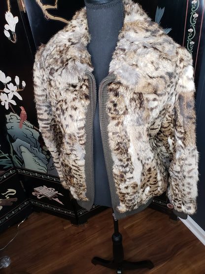 Animal Print Rabbit Jacket