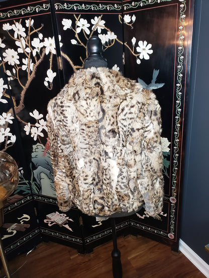 Animal Print Rabbit Jacket