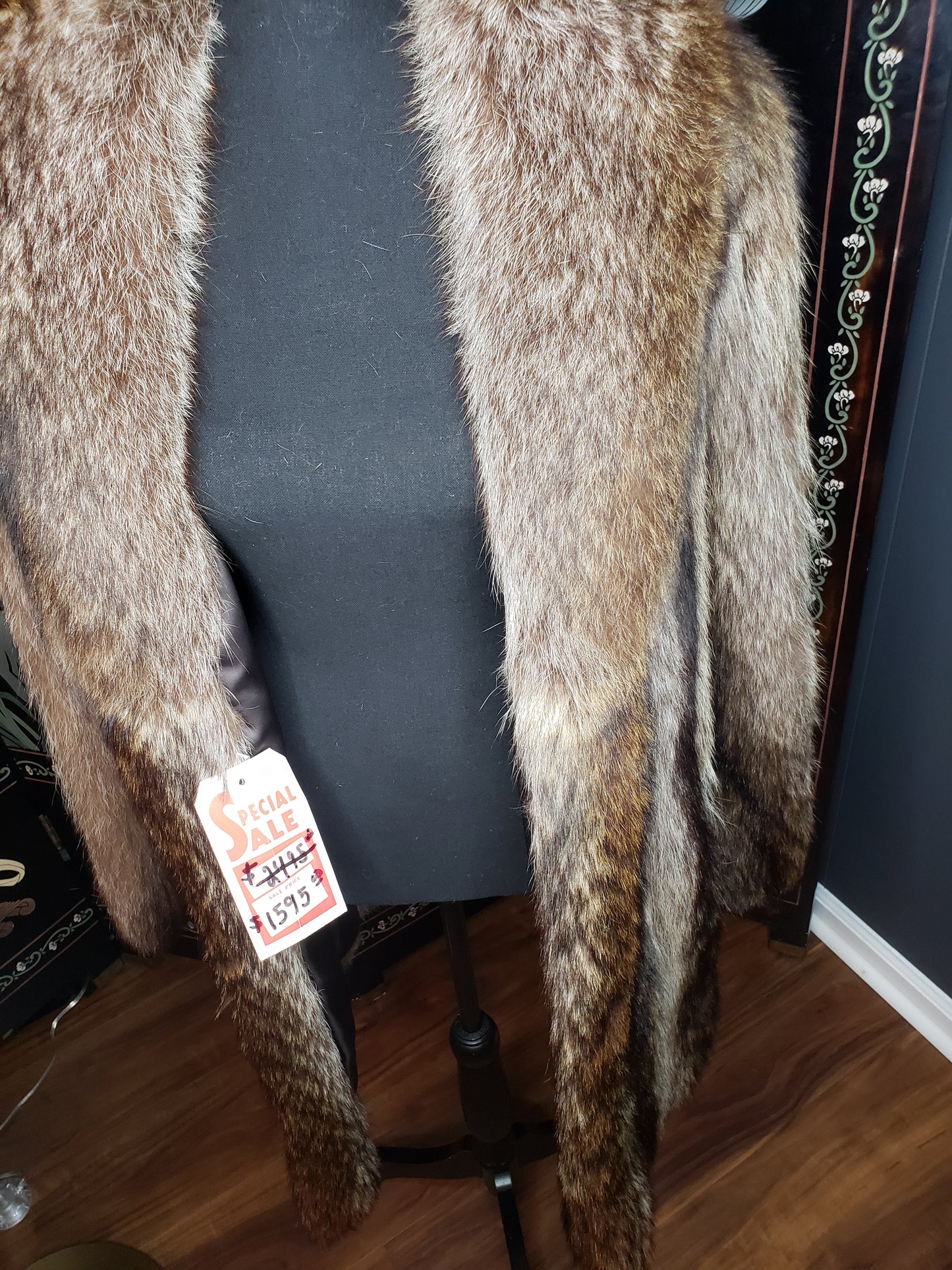 New Raccoon Fur Swing Coat