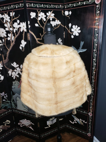 Golden Mink Fur Stole