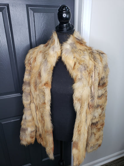 Red Fox Straight Line Fur Jacket