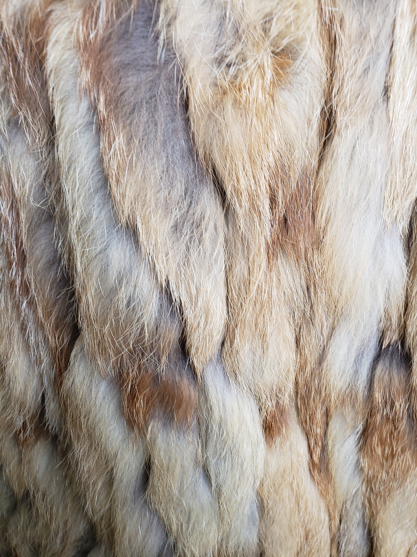 Red Fox Straight Line Fur Jacket