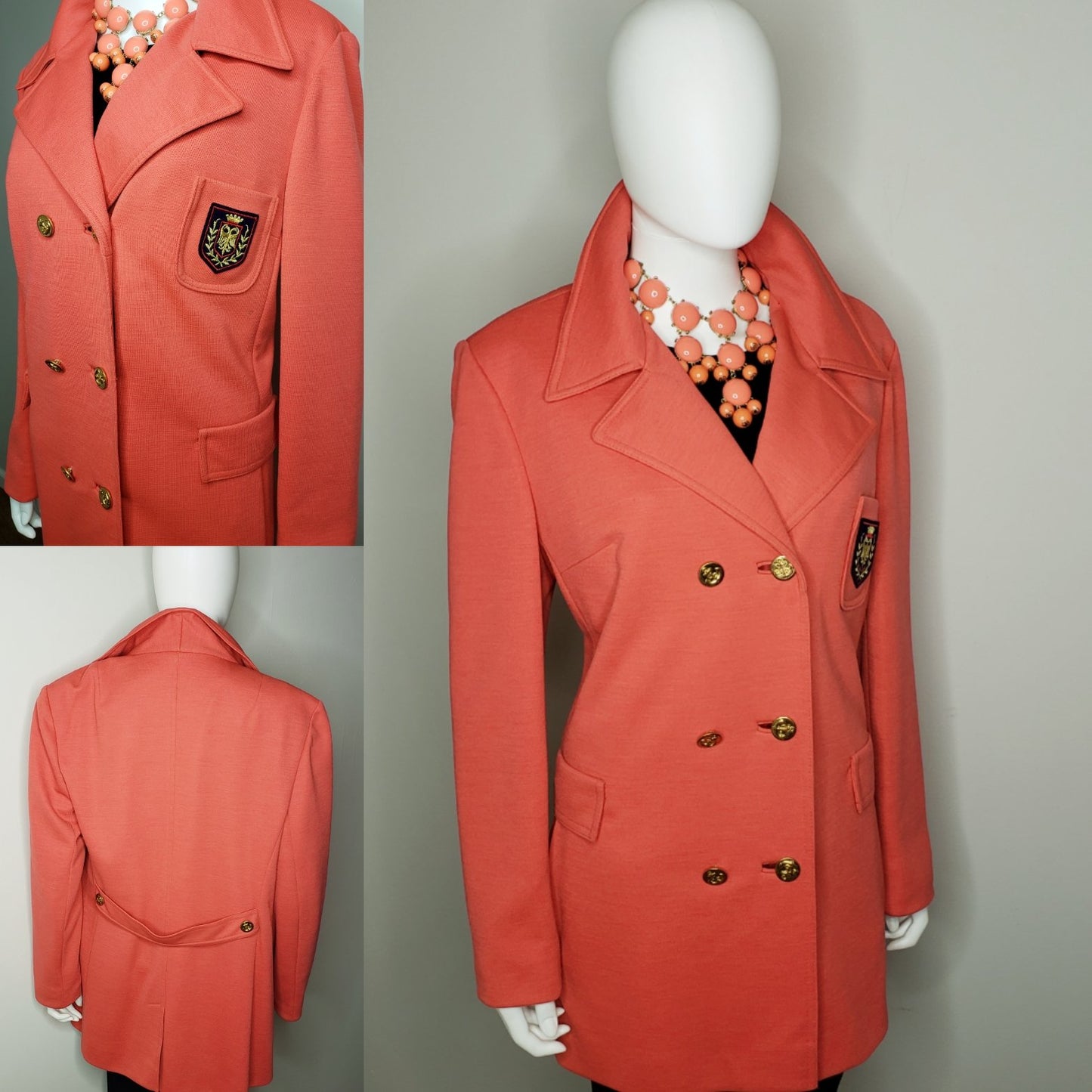 Youthcraft Orange Double Breasted Coat