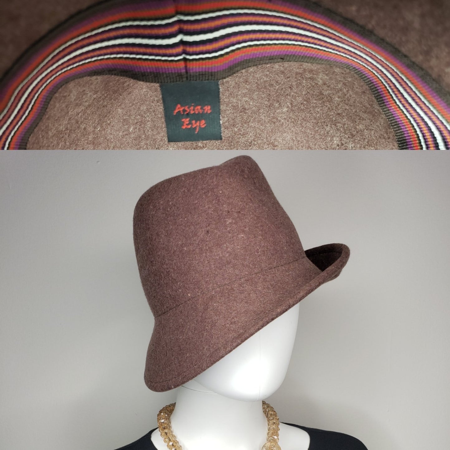 Asian Eye Wool Micki Fedora Hat